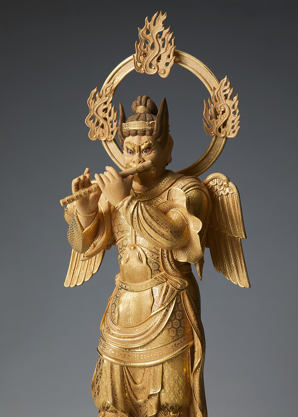 向吉悠睦『 迦楼羅(かるら)』 | 木・和紙作品 | 日経アート