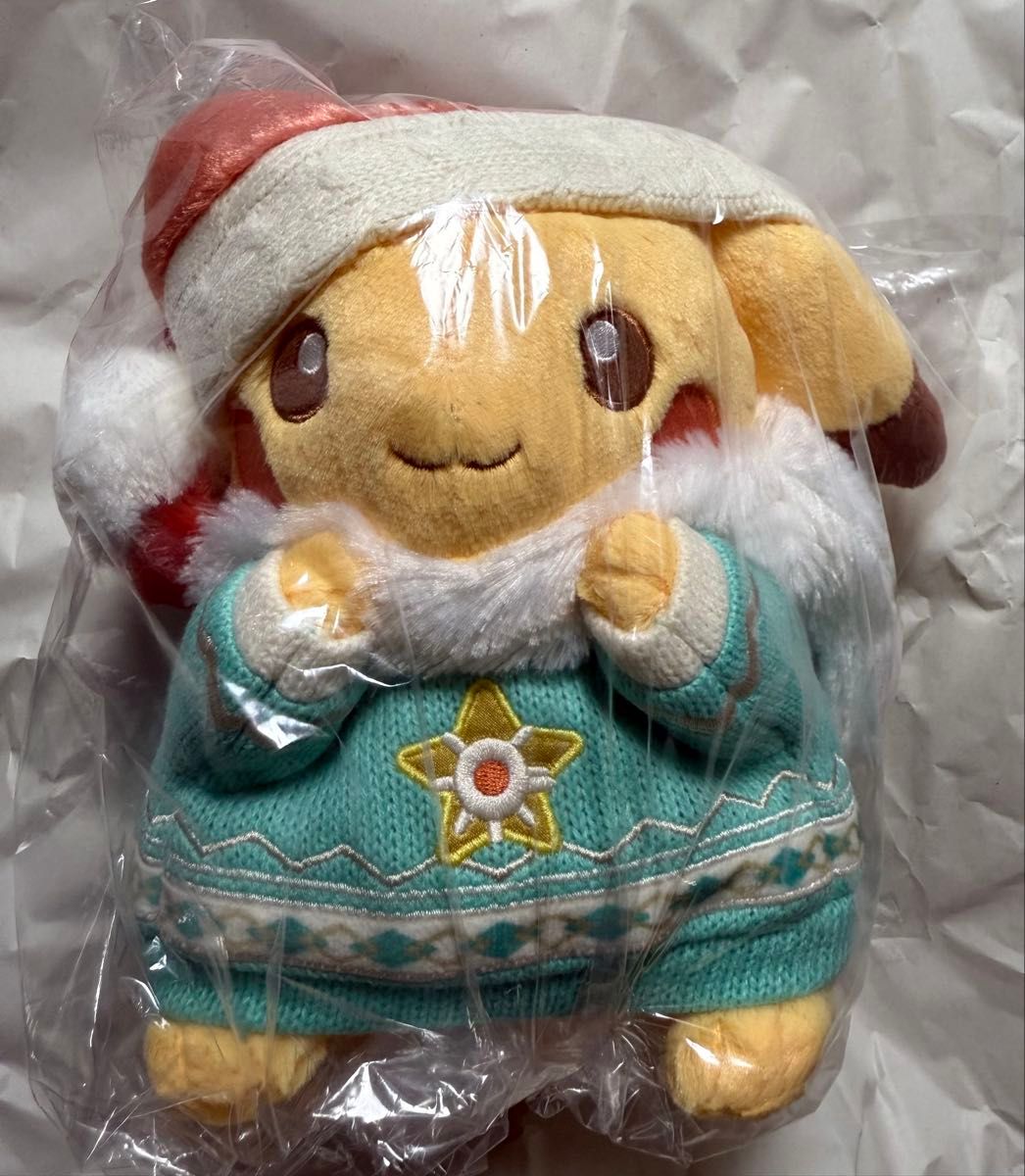 ぬいぐるみ 2024 Pokmon Heartwarming Christmas Pikachu クリスマス