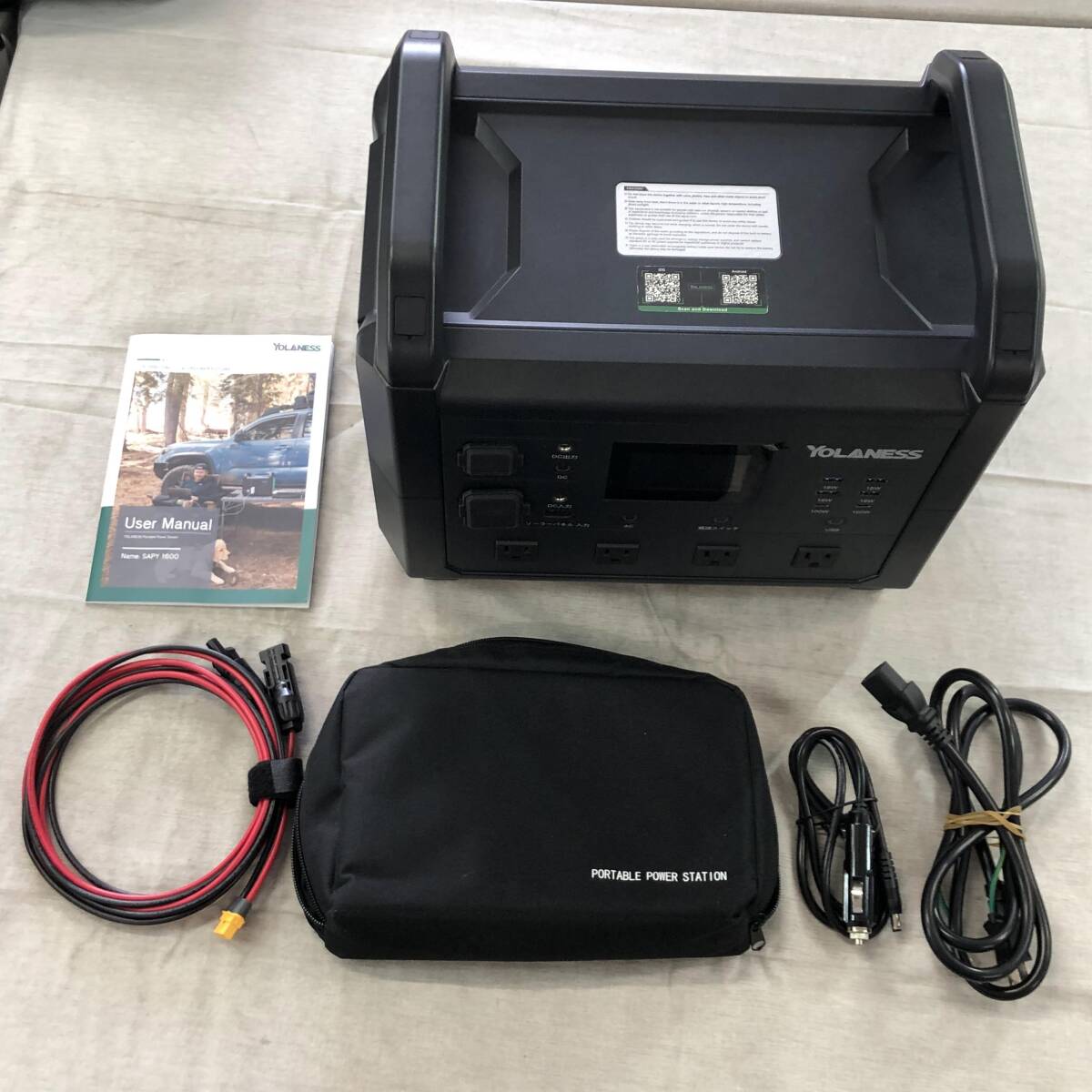 Yahoo!オークション - YOLANESS ポータブル電源 1600 ポータブルバッテ