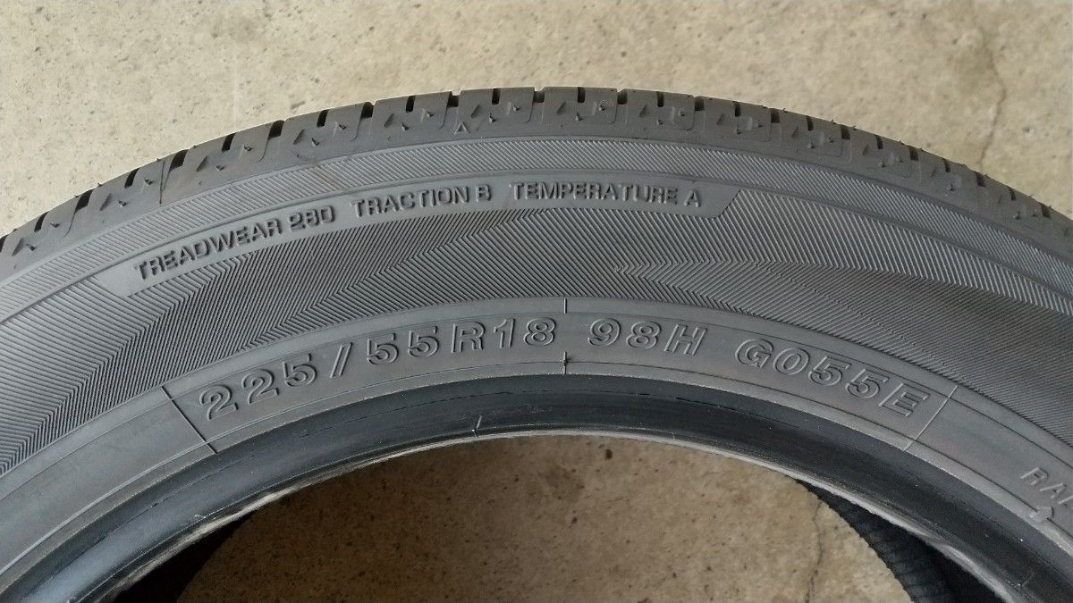 納車前外し 新品同様 25年7月製 ヨコハマ ジオランダー 225/55R18 98H