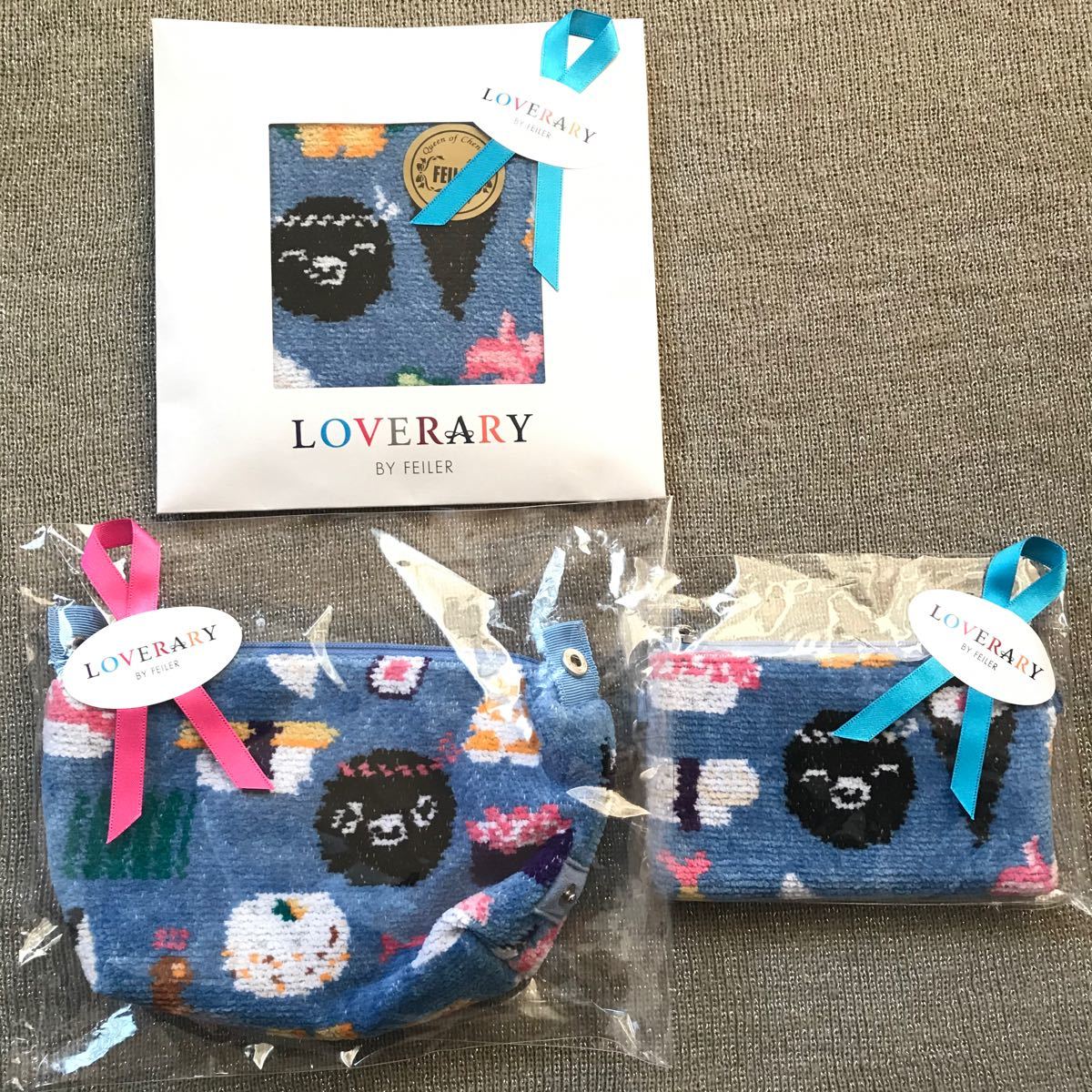 フェイラー feiler Suicaペンギン スシ ハンカチ ポーチ2個 スイカ