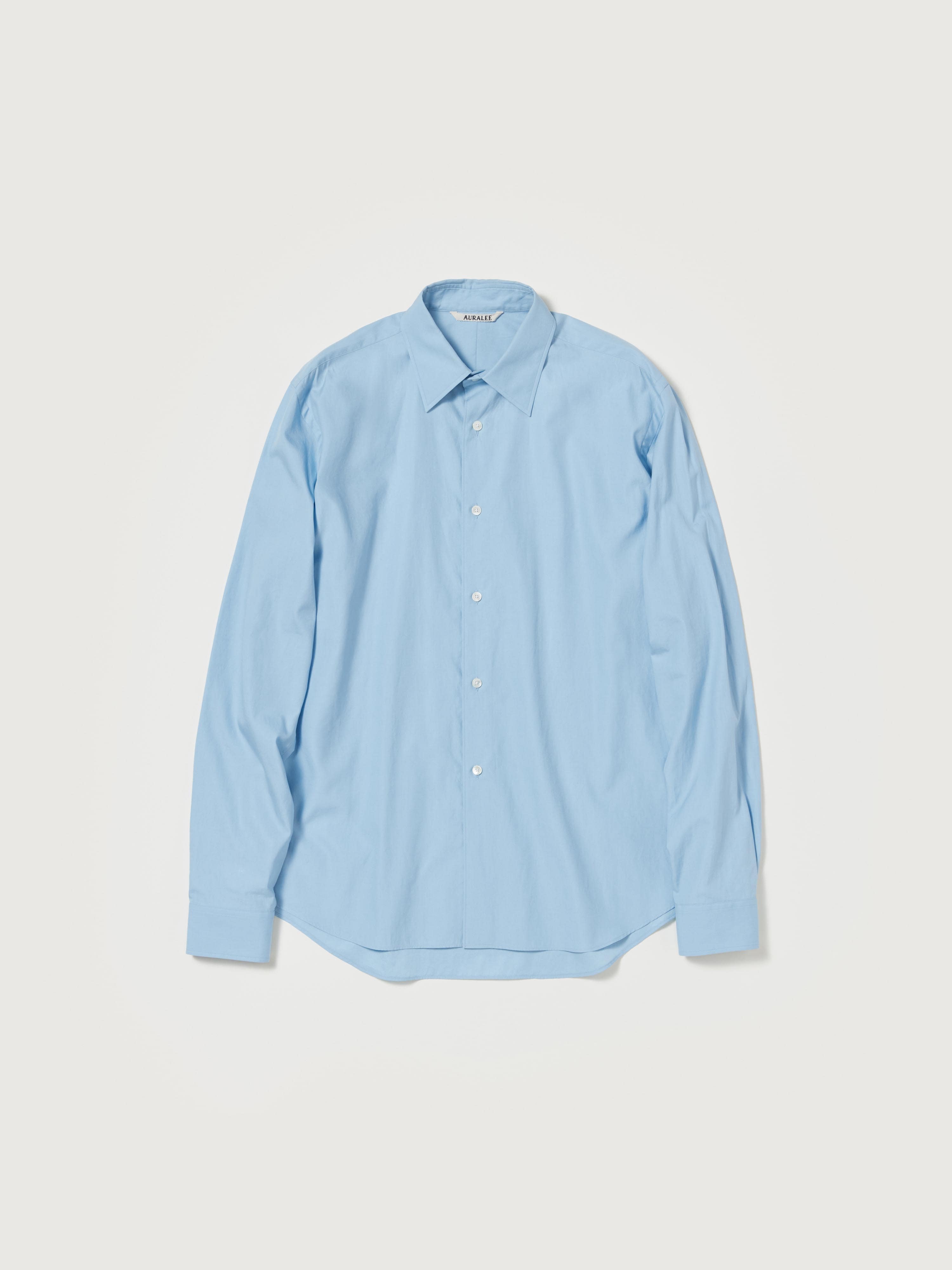 WASHED FINX TWILL SHIRT - AURALEE Official Website
