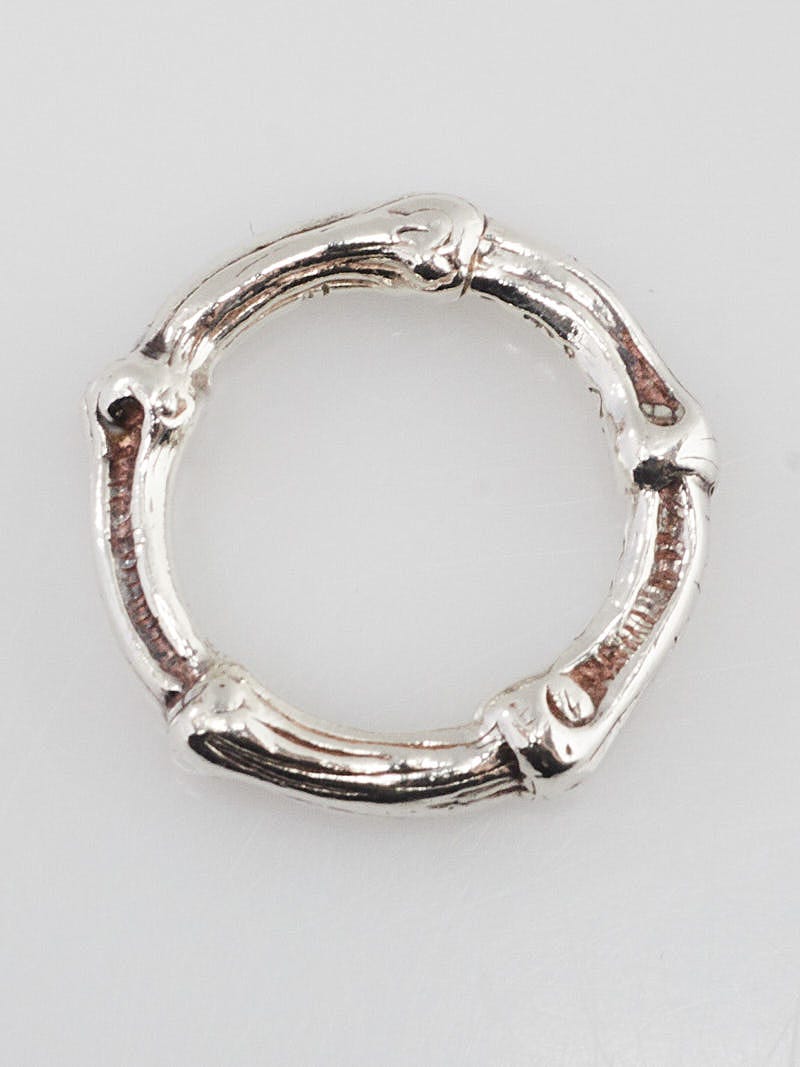 Tiffany & Co. Sterling Silver Bamboo Ring Size 4.75 | Yoogi's Closet
