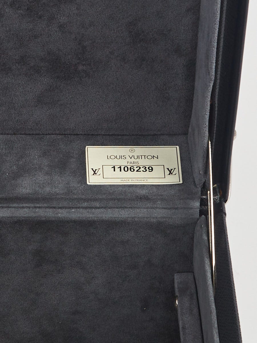 Louis Vuitton Black Taiga Leather Alzer 70 Hardsided Trunk