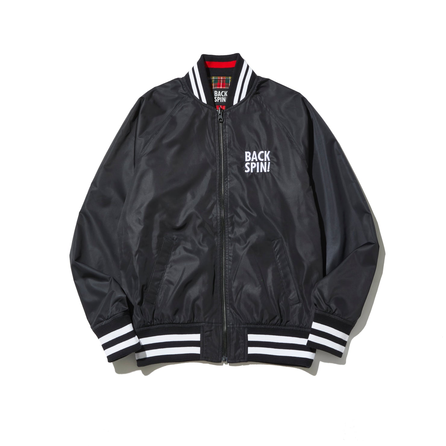 BACK SPIN! Plaid Reversible Blouson チェック柄リバーシブルブルゾン