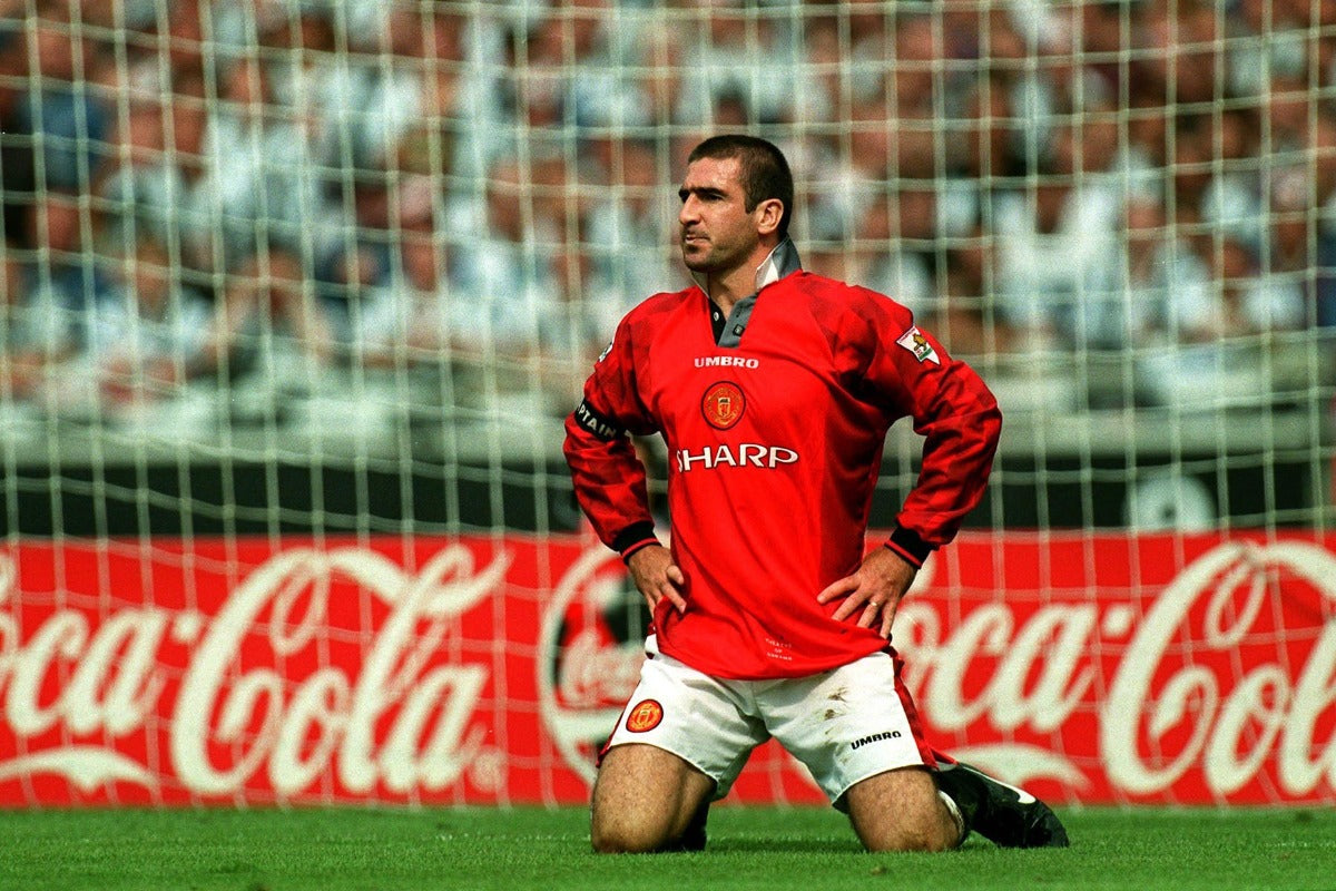 Vtg 1996/1998 LS Umbro Manchester United Cantona Football Jersey