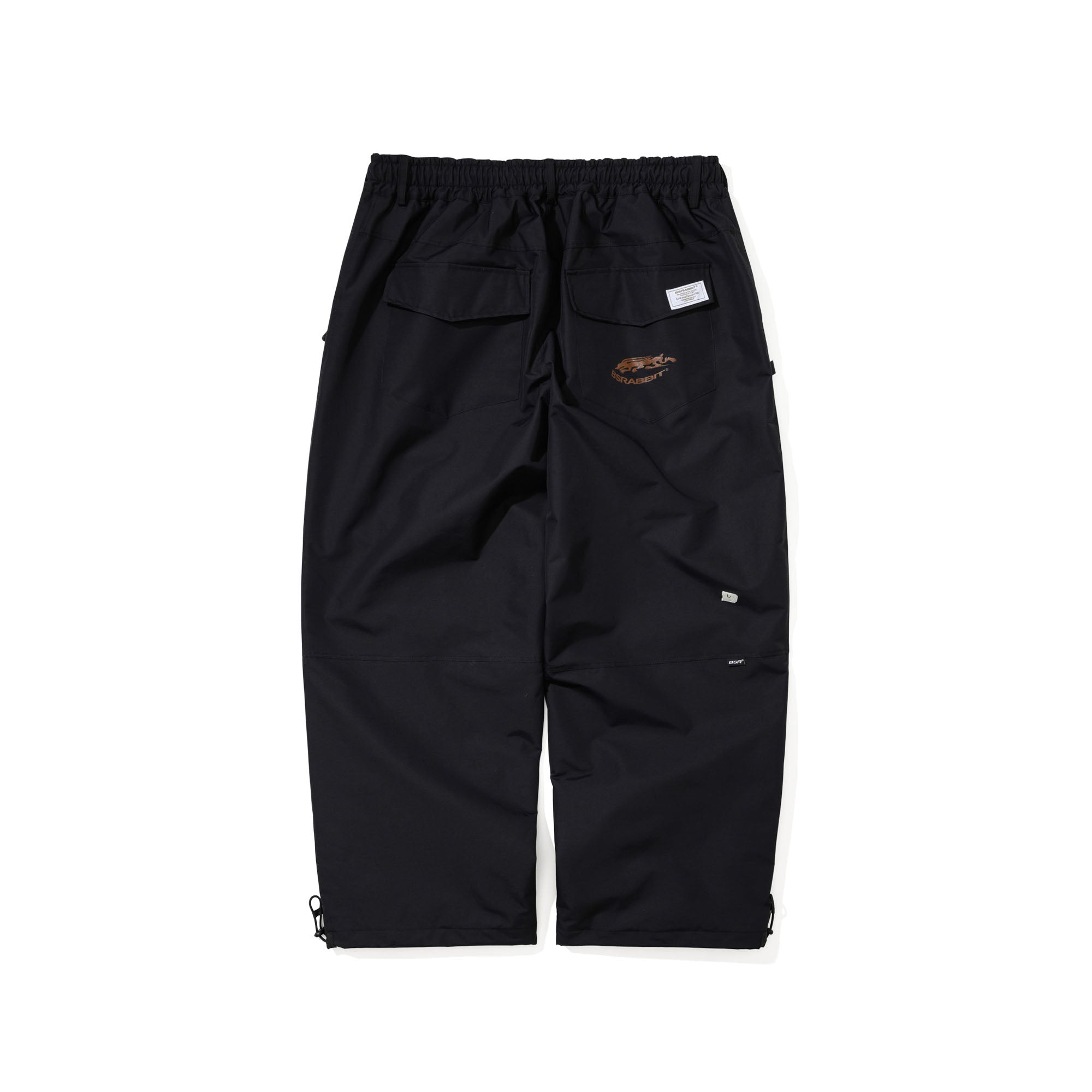 2526FW BSRABBIT Natural Super Wide Ventilation Pants Black