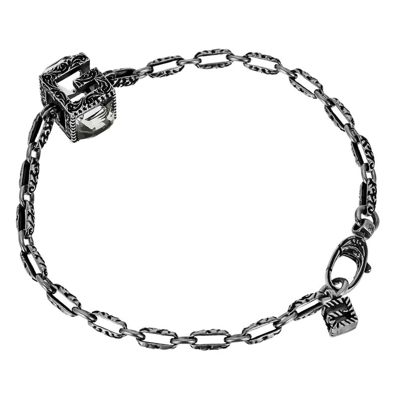 Brandol / GUCCI グッチ ブレスレット スクエアG キューブ 18cm