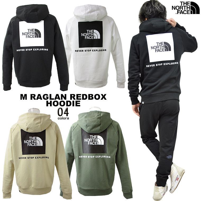 THE NORTH FACEノースフェイスRAGLAN REDBOX HDパーカー海外限定 (THE
