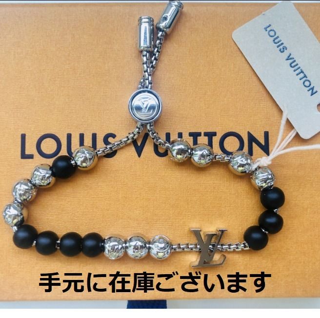Louis Vuitton】LV イニシャル ブラスレ・モノグラム ビーズ♪ (Louis