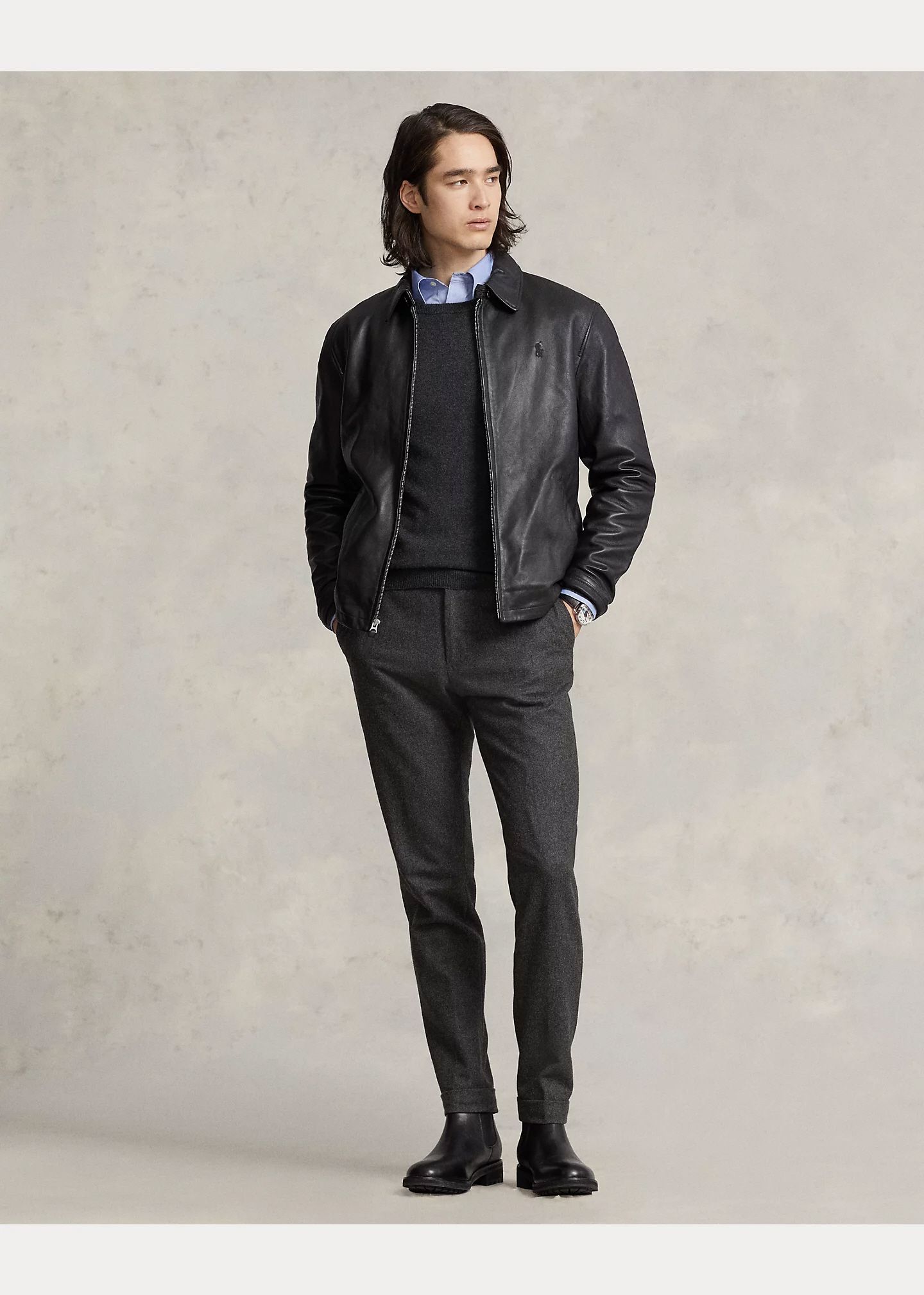 POLO RALPH LAUREN ラムスキンレザージャケット (POLO RALPH LAUREN