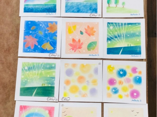 愛知 自由に楽しく☆指で描けるパステルアート《女性・お子さんにも