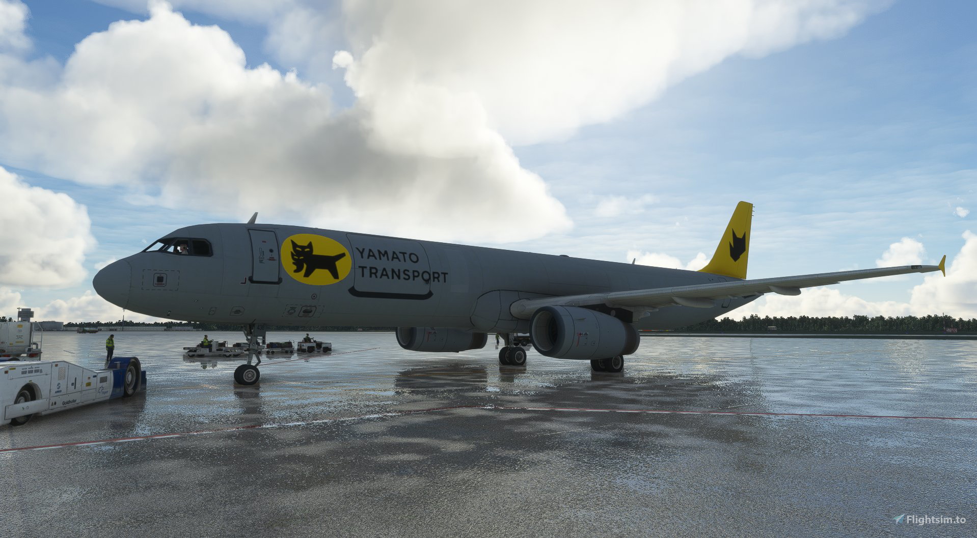 A321P2F Yamato Transport JP [4K] のために Microsoft Flight