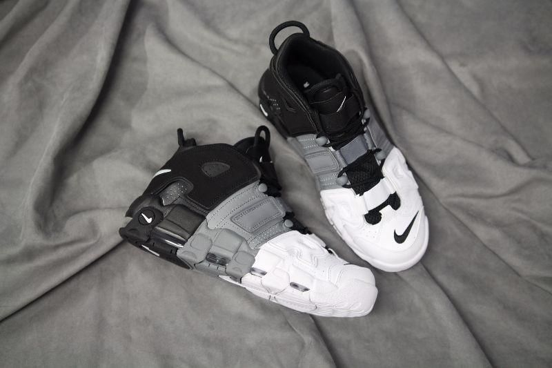 ナイキ エアモアアップテンポ 96 ブラッ/グレー/ホワイト【8/18発売