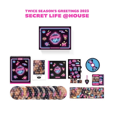 TWICE 2023 SEASON'S GREETINGS:SECRET LIFE @HOUSE ［CALENDAR+DVD+