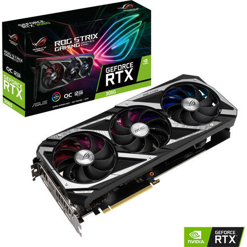 ASUS エイスース ASUS RTX3060搭載 12GB グラフィックボード ROG-STRIX