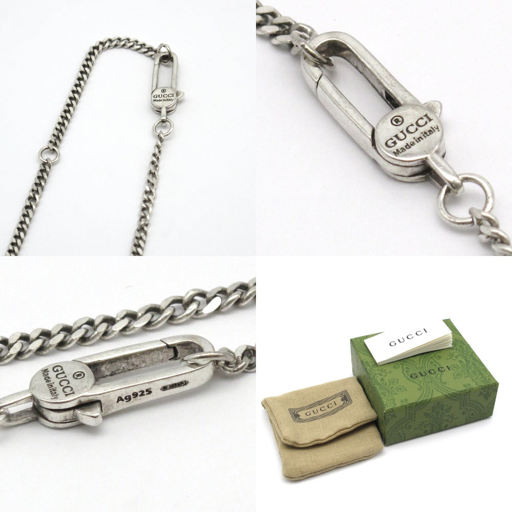 GUCCI グッチ ネックレス インフィニティノット ペンダント Ag SILVER