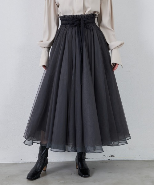 LA BELLE ETUDE（ラベルエチュード）の「ダブルリボンElla（スカート