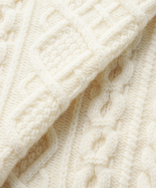 セール】2WAY レースアップ アランプルオーバー（ニット/セーター