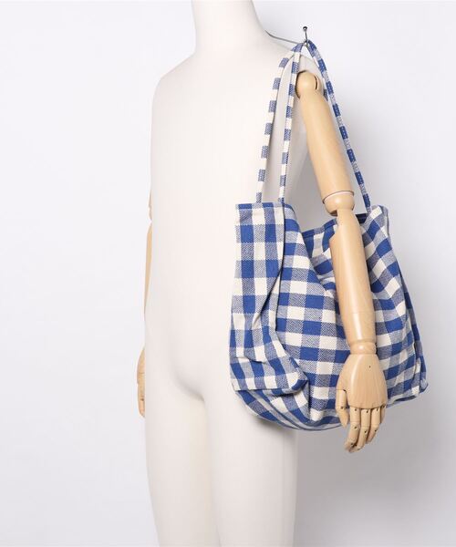 セール】チェック柄トートバッグ（トートバッグ）｜yuue' ( wear