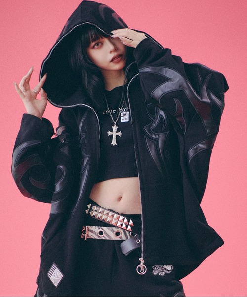 GALFY（ガルフィー）の「GALFY-部族系ダブダブパーカー（パーカー