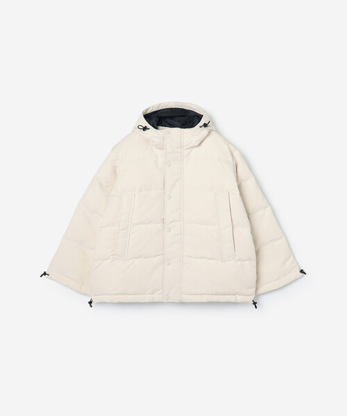 DANTON | ポリエステルタッサー ダウンフードジャケット WOMEN（ダウン