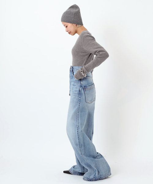 AP STUDIO（エーピーストゥディオ）の「カシミヤロングリブプル