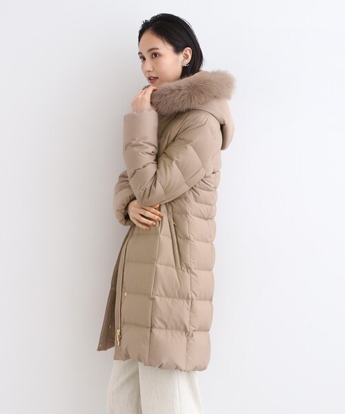 セール】【名品／撥水／抗菌防臭】ロング リサイクルダウンコート