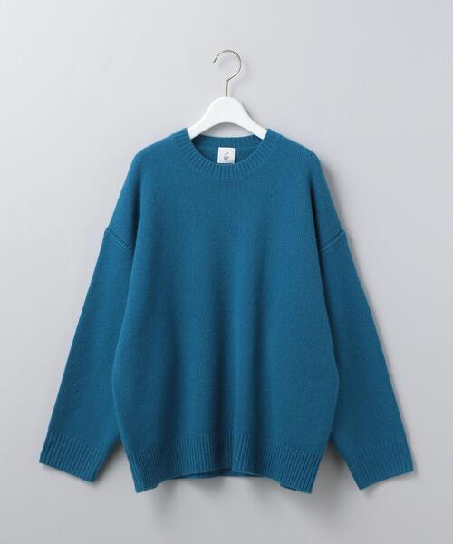6（ロク）の「＜6(ROKU)＞CASHMERE CREW NECK KNIT PULLOVER/ニット