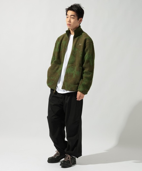 New Balance(ニューバランス)】ハイパイル プリンテッド ジャケット