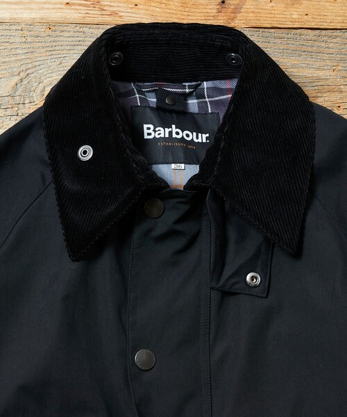 Barbour × FREAK'S STORE/バブアー 別注 BEDALE OS SLEEVE/別注
