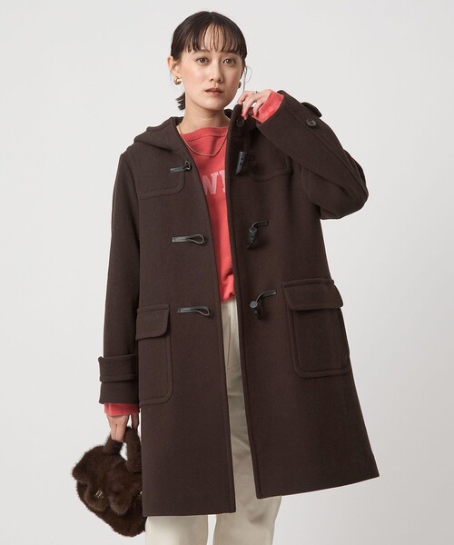 セール】ロング ダッフルコート（ダッフルコート）｜green label