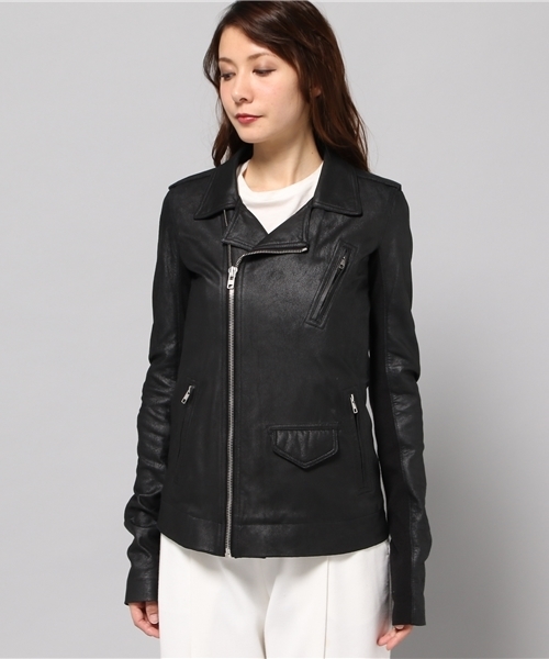 Rick Owens（リックオウエンス）の「RICK OWENS レザーブルゾン