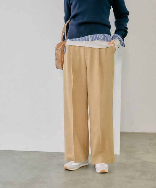 セール】お手入れラクラクセットアップ/ワイドパンツ/253482（その他