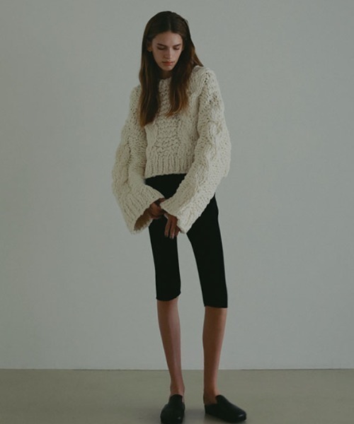 セール】ハンドニットケーブルプルオーバー（ニット/セーター）｜ETRE