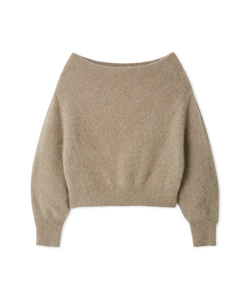 SNIDEL（スナイデル）の「フォックスアルパカオフショルプルオーバー