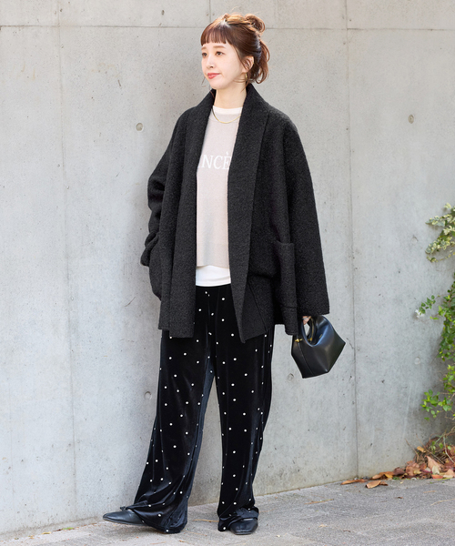 追加》ブークレージャージ着流しコート（その他アウター）｜B.C STOCK