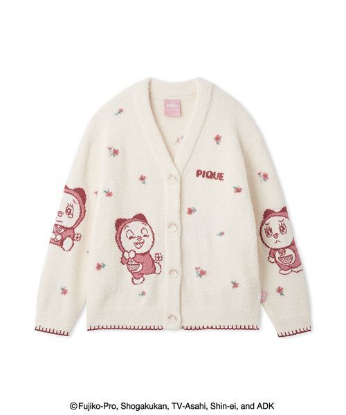 ドラえもん】【レディース】ベビモコジャガードカーディガン（ルーム