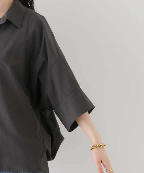 plage（プラージュ）の「【R'IAM】フォルムスキッパー半袖 シャツ