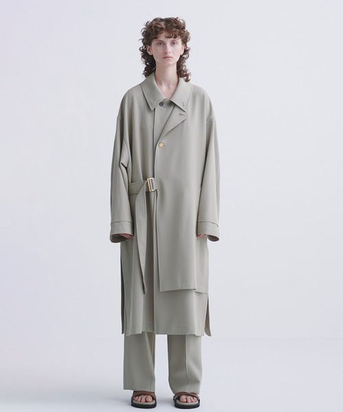 CULLNI（クルニ）の「23-SS-036 / Layered Tie Locken Coat（トレンチ
