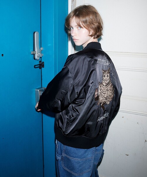 セール】'マミタス'さま刺繍 リバーシブル ブルゾン（ブルゾン）｜mmts