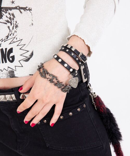 PICK レザーブレスレット（ブレスレット）｜HYSTERIC GLAMOUR