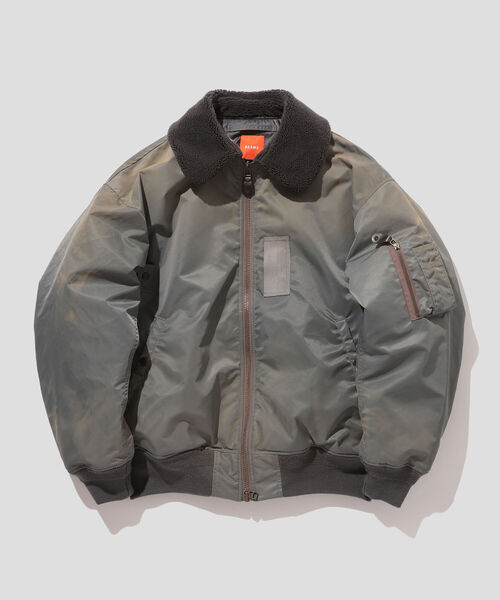BEAMS（ビームス）の「BEAMS / ビッグ フェード ミリタリーブルゾン