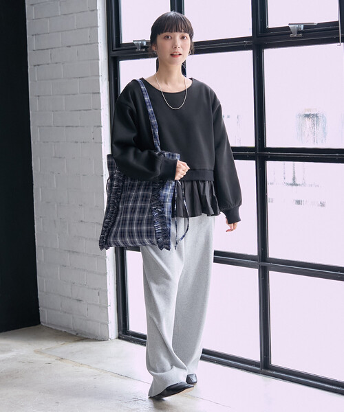 セール】裏起毛 シャツドッキング スウェット（スウェット）｜FREAK'S