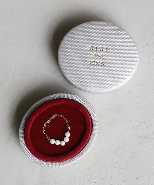 GIGI/ジジ 別注 PEARL CHAIN RING EX（リング）｜IENA（イエナ）の