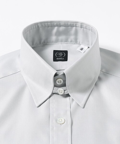 BEAMS F（ビームスエフ）の「BEAMS F / グレー シャンブレー タブ