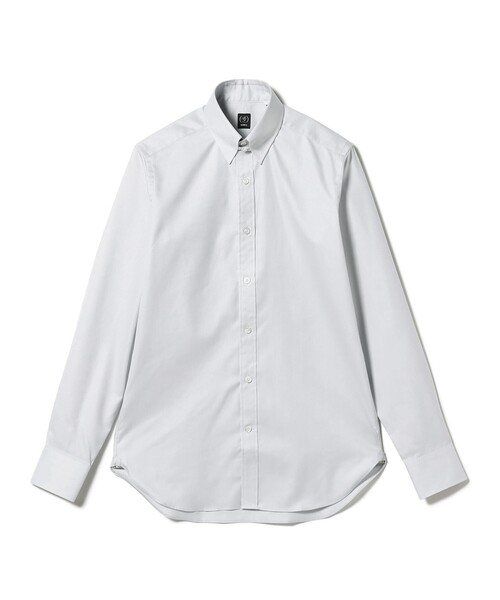 BEAMS F（ビームスエフ）の「BEAMS F / グレー シャンブレー タブ