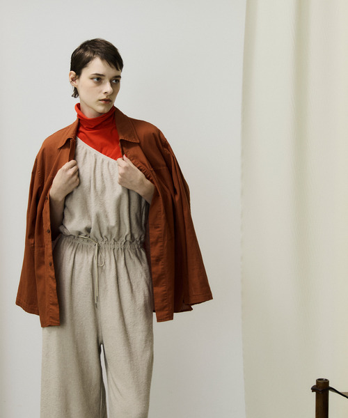 UNFIL アンフィル / egyptian cotton panama shirt jacket エジプト