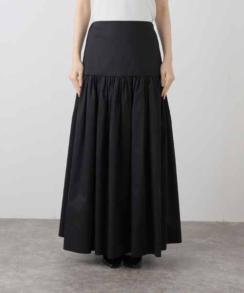 セール】タフタギャザーマキシスカート（スカート）｜AP STUDIO