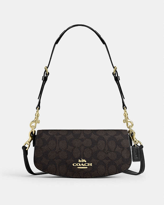 COACH® PT | Andrea Small Shoulder Bag In Signature Canvas